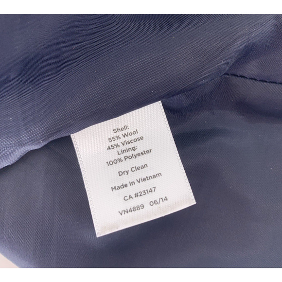 Talbots Plaid Pencil Skirt Wool Blend Blue Red Tartan Acadamia Preppy 10 - Picture 8 of 10